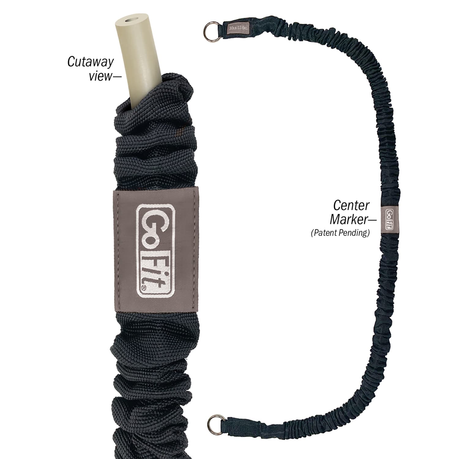 GoFit Safe Sleeve Extreme-Resistance Power Tube, 100 Lbs.