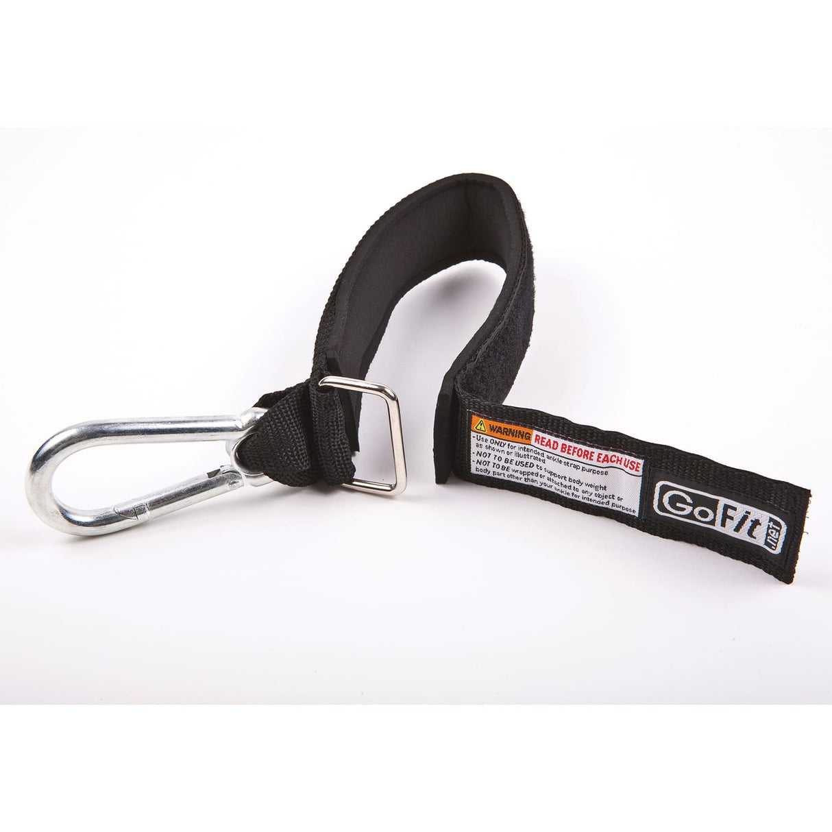 GoFit Ankle Strap with Carabiner for Tubes and Resistance Bands