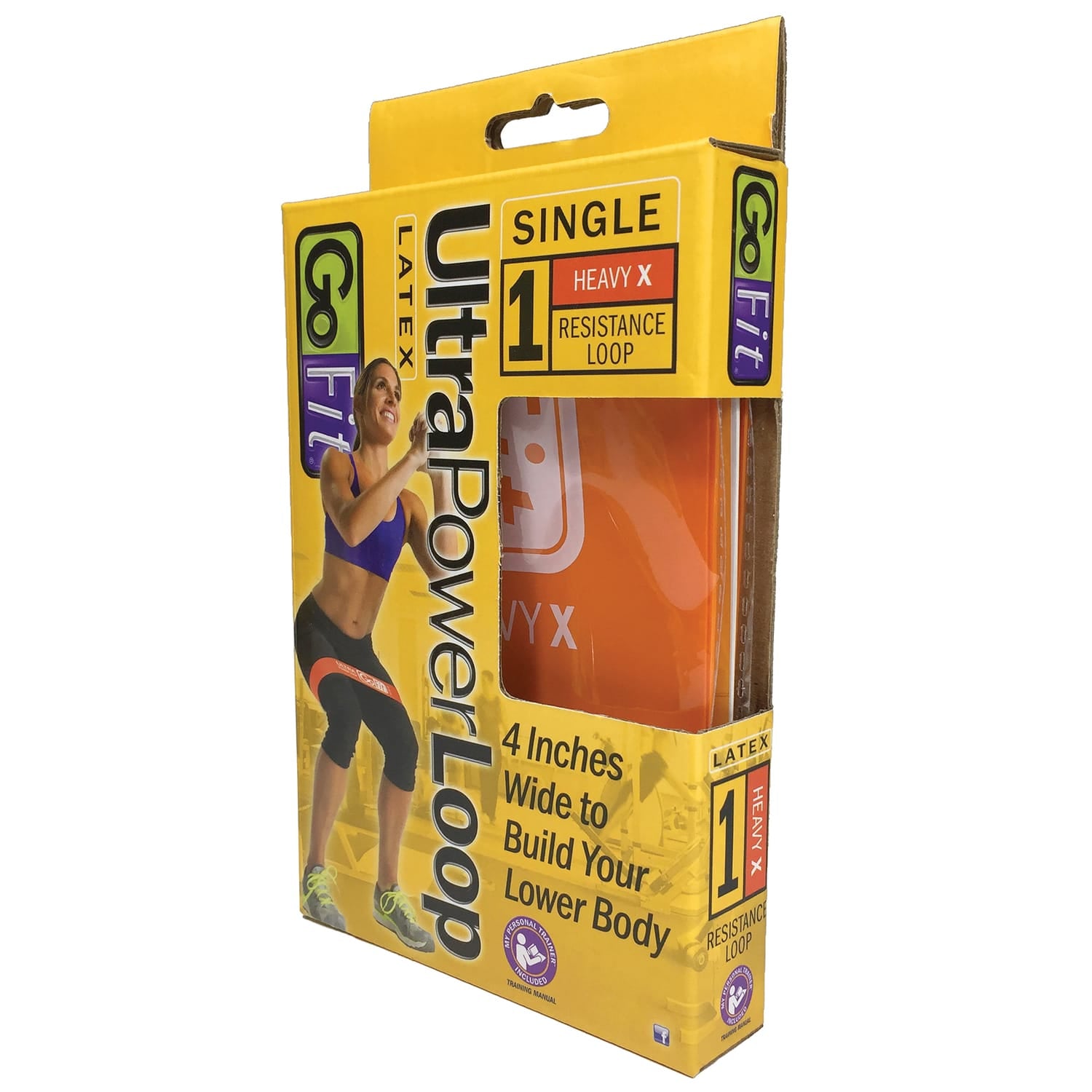 GoFit Single Ultra Power Loop, Orange