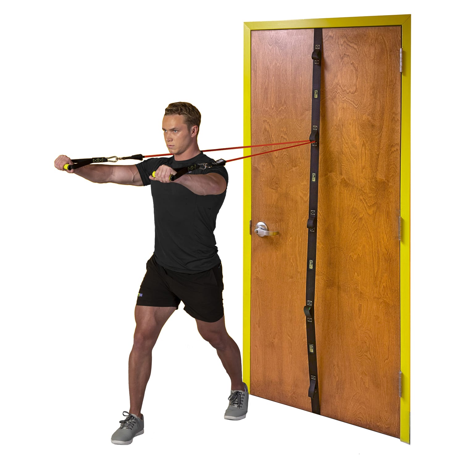 GoFit Multi-Anchor Vertical Door Strap