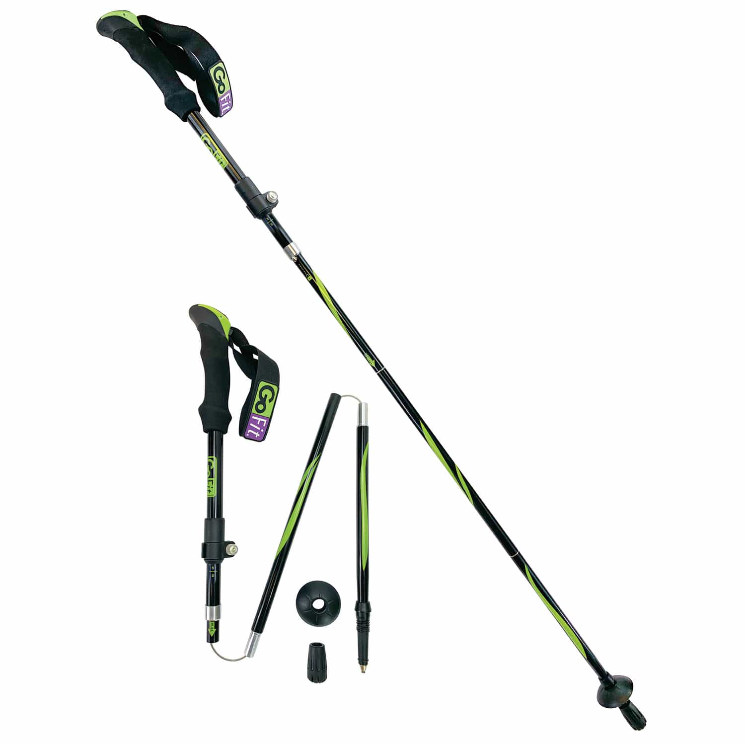 GoFit GoTrek Trekking Poles, Pair