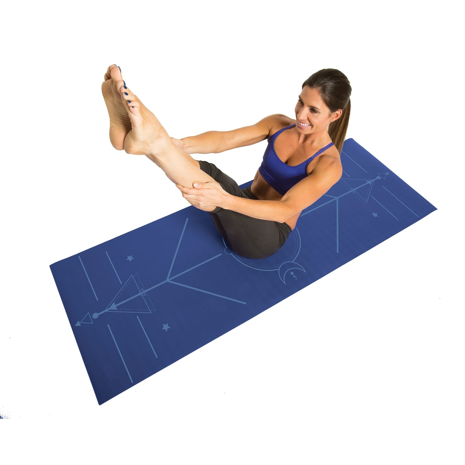 GoFit Complete Yoga Kit with Yoga Mat, Foam Block, Strap, Yoga Pose Wall Chart, and Carrying Bag