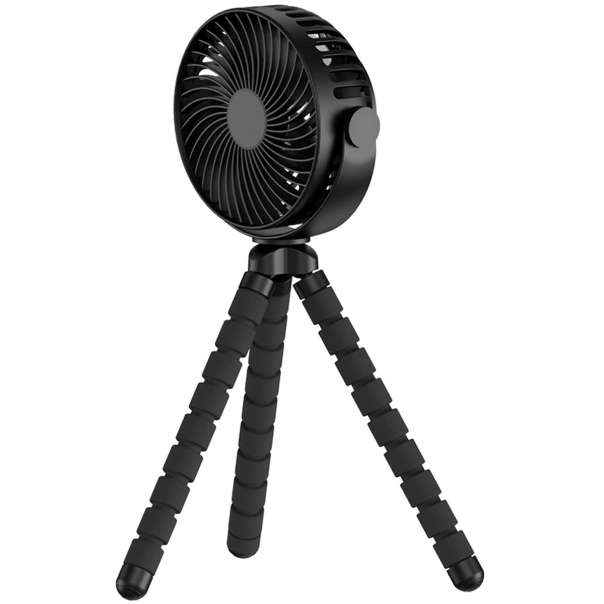 Airbro 5-In. Portable Squid Fan with Flexible Tripod Legs, 4 Speeds, 800-mAh Rechargeable Battery, up to 5 Hours Run Time, 360° Air Flow