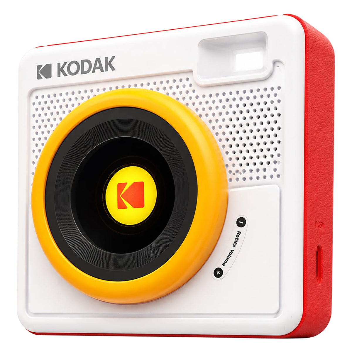 Kodak Spin Portable Rechargeable Bluetooth Speaker with TWS, Flashlight, IPX4, Hi-Res Audio, up to 5 Hours Play Time