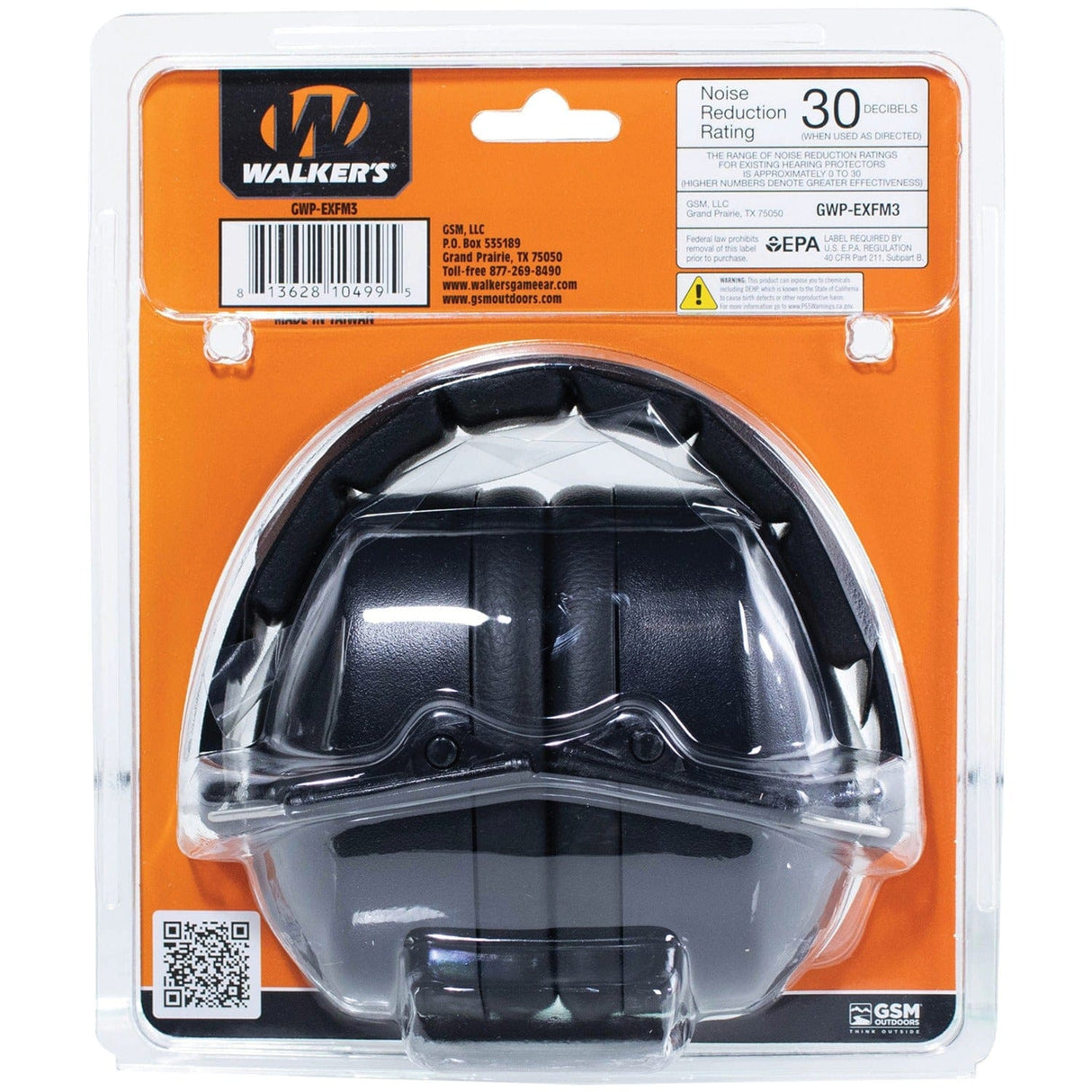 Walker's Game Ear EXT Folding Range Muff