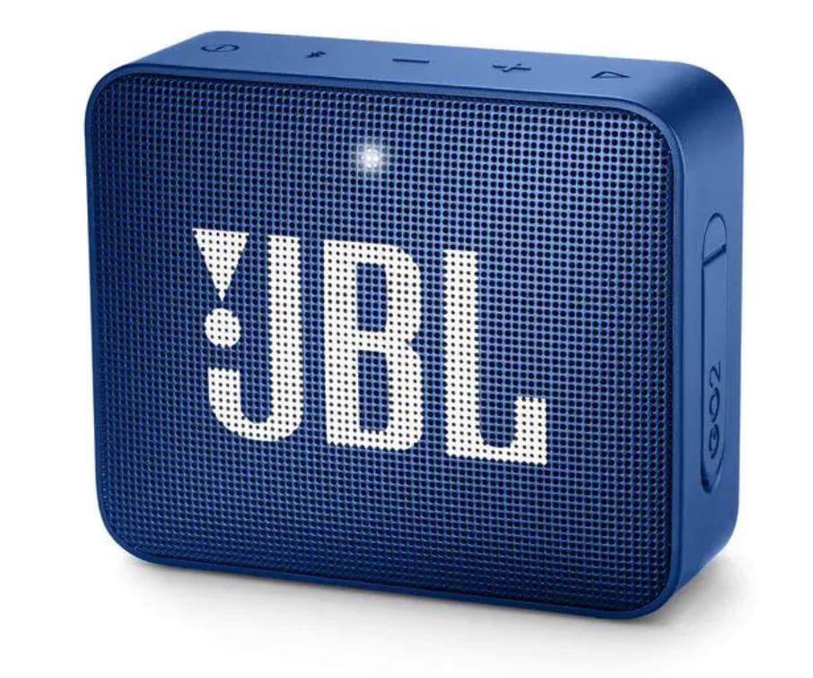 JBL Go 2 Bluetooth Waterproof Portable Wireless Speaker, Blue - Certified Refurbished