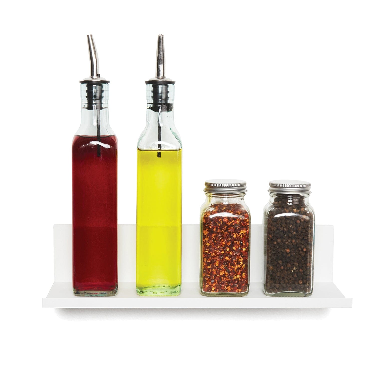 Hangman No-Stud Floating Shelf, 12 In.; White