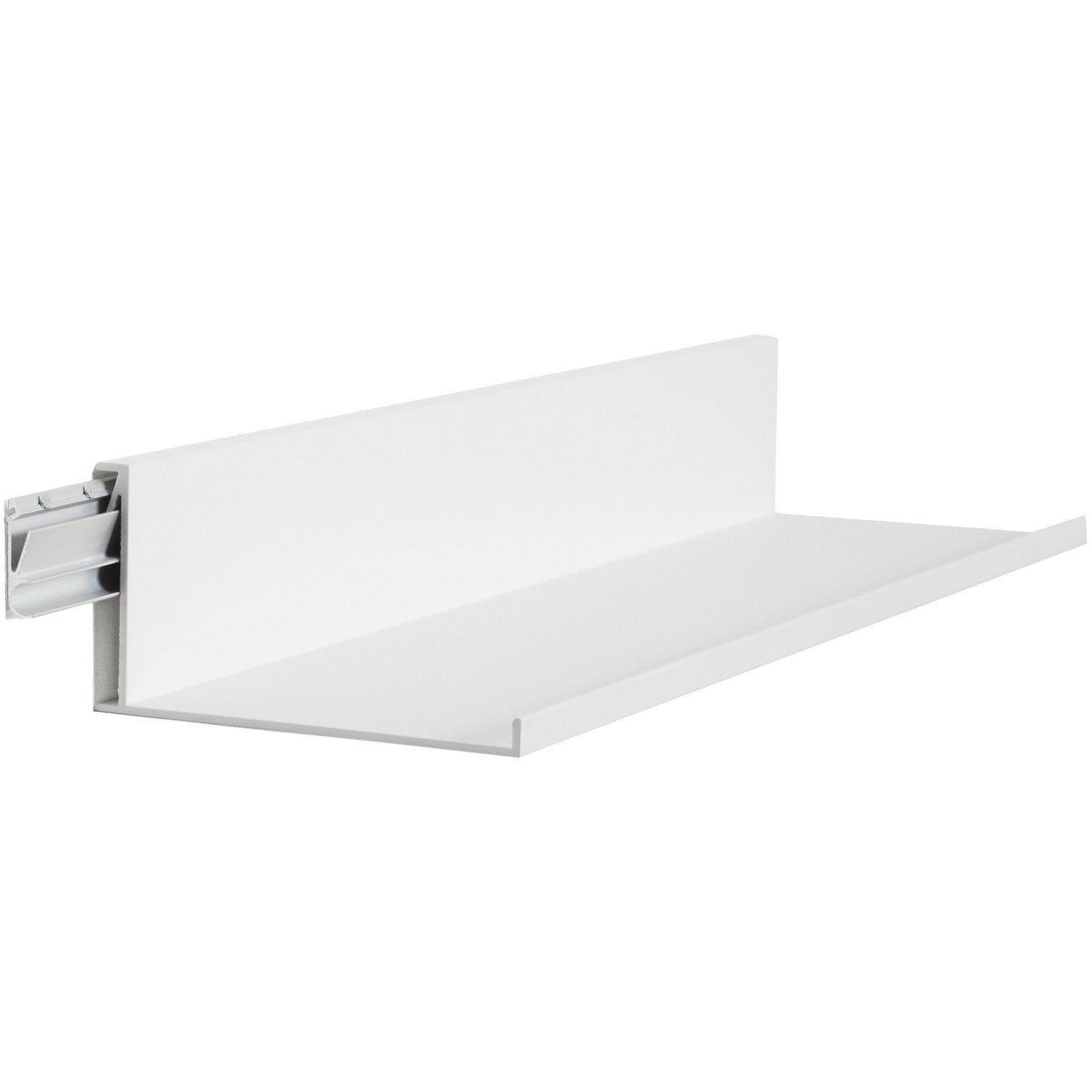 Hangman No-Stud Floating Shelf, 24 In.; White