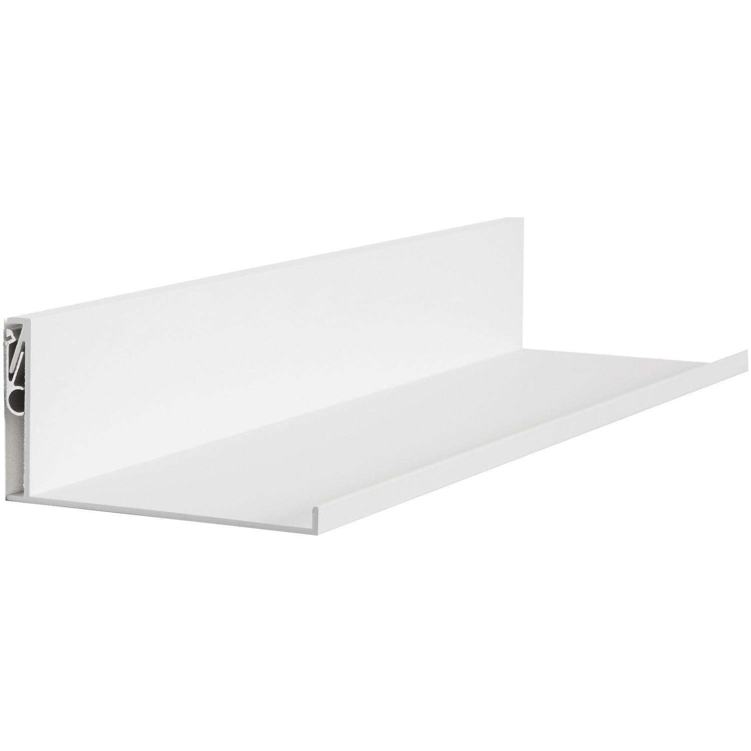 Hangman No-Stud Floating Shelf, 24 In.; White