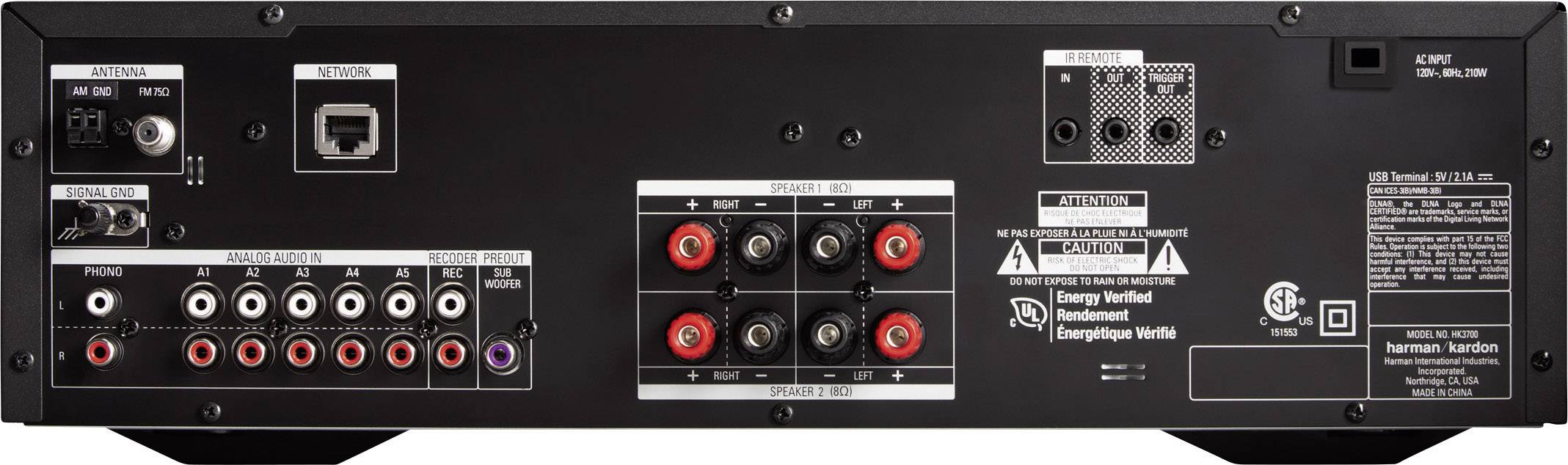 Harman Kardon HK 3700 85 Watt Stereo Receiver - Certified Refurbished