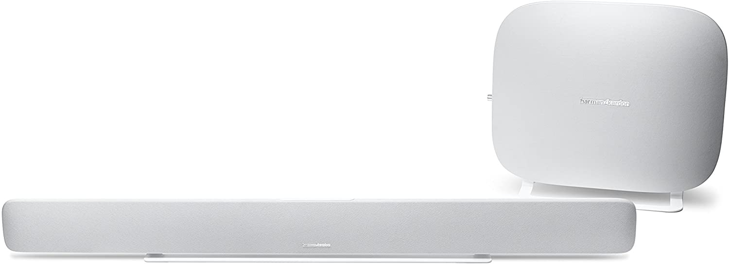 Harman Kardon Omni Bar+ 120W Virtual 5.1-Channel Soundbar System, White ? Certified Refurbished