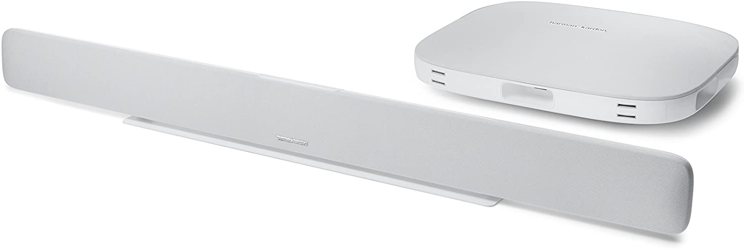 Harman Kardon Omni Bar+ 120W Virtual 5.1-Channel Soundbar System, White ? Certified Refurbished