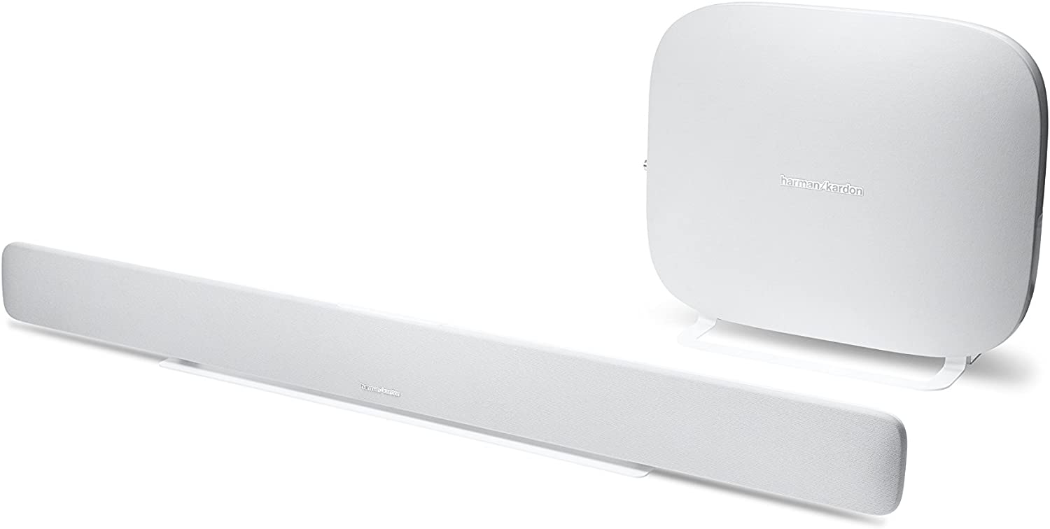 Harman Kardon Omni Bar+ 120W Virtual 5.1-Channel Soundbar System, White ? Certified Refurbished