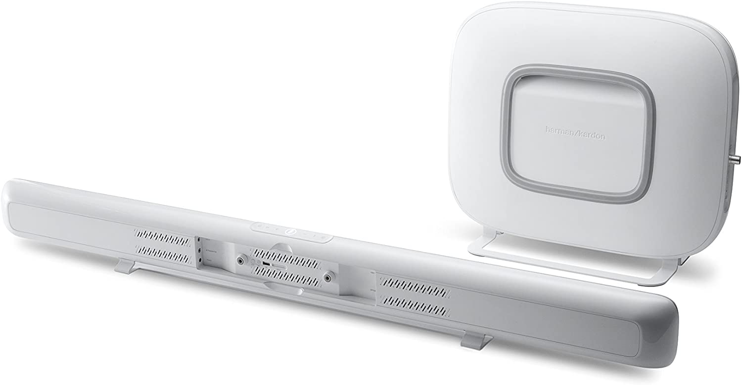 Harman Kardon Omni Bar+ 120W Virtual 5.1-Channel Soundbar System, White ? Certified Refurbished