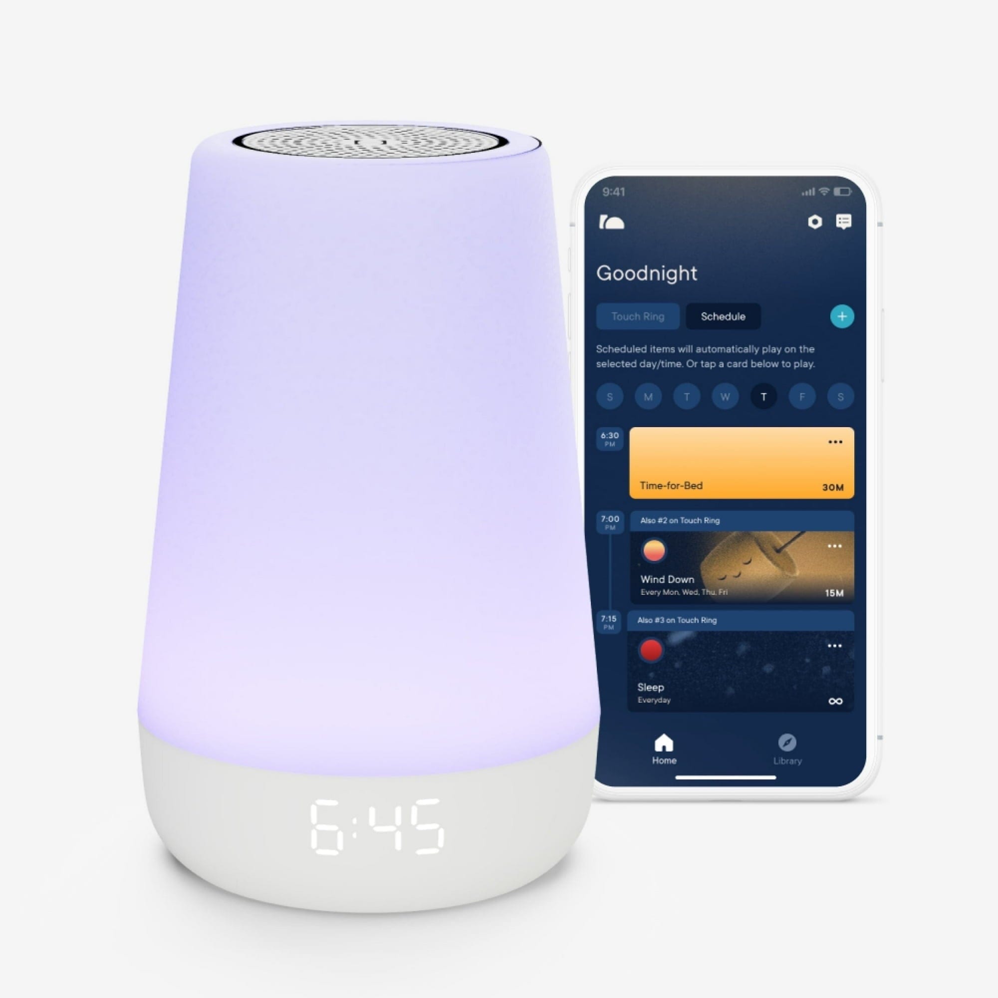 Hatch Rest 2nd Gen All-in-one Sleep Assistant, Nightlight & Sound Machine,White - Certified Refurbished