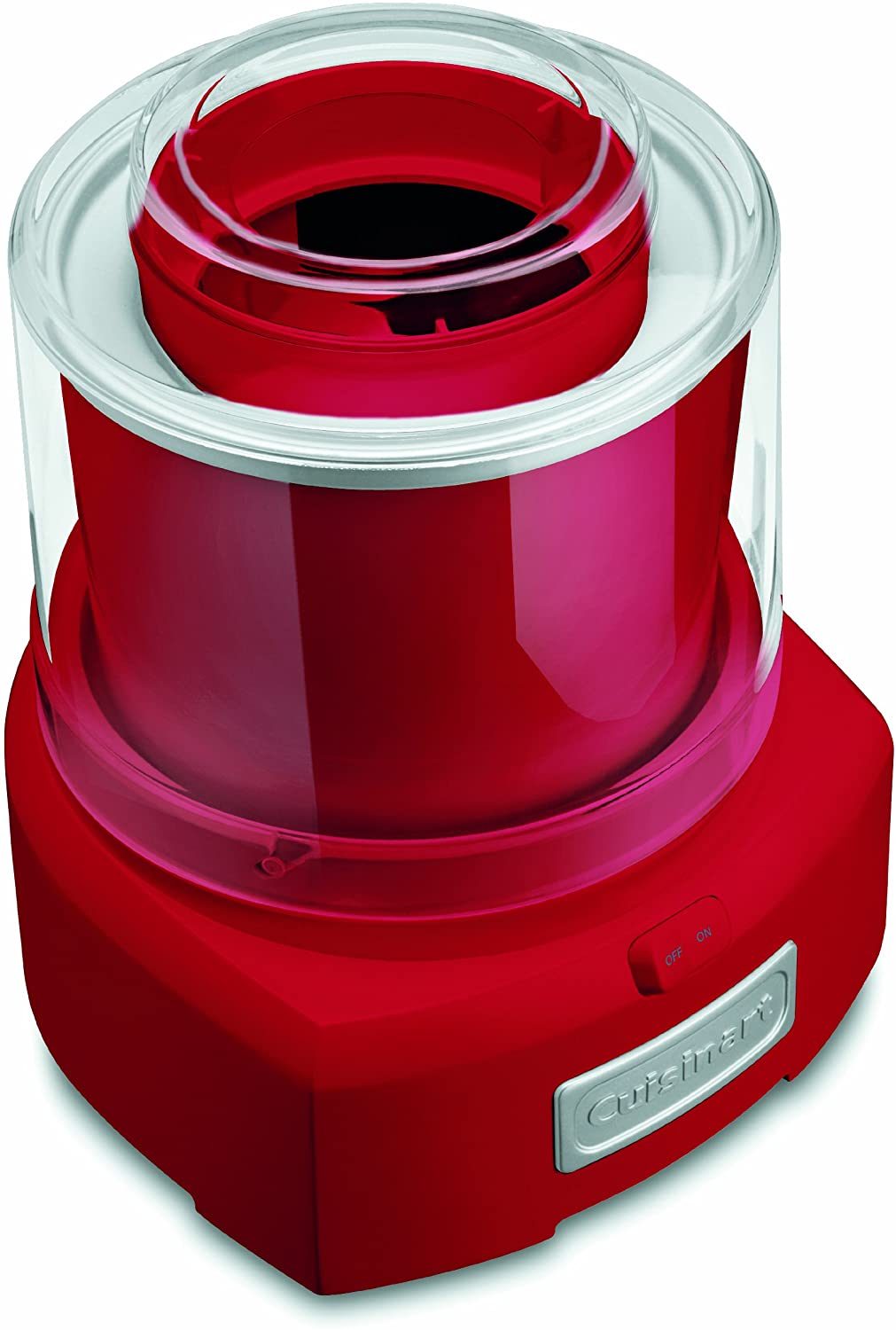 Cuisinart ICE21R Ice Cream Maker 1- 1/2 qt, Red - Certified Refurbished