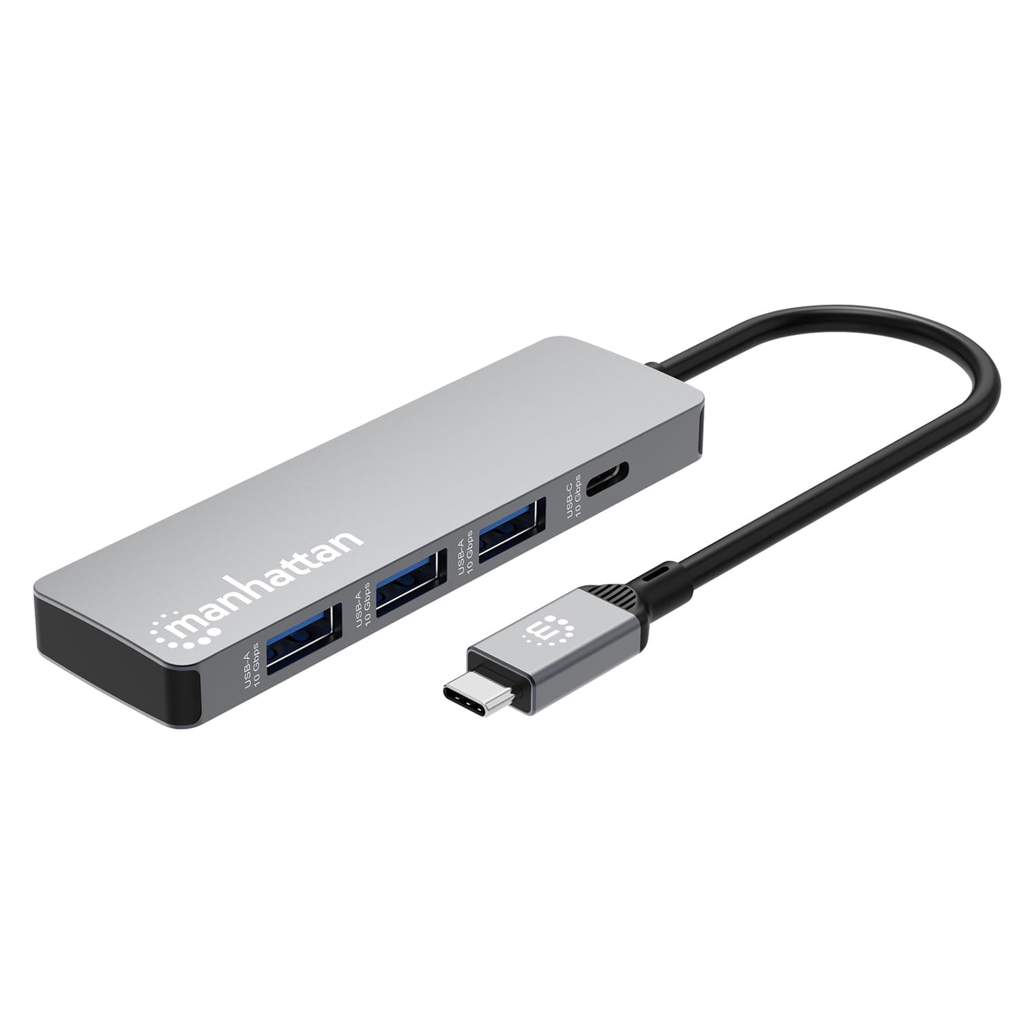 Manhattan 4-Port 10G USB-A / USB-C Combo Hub 3+1