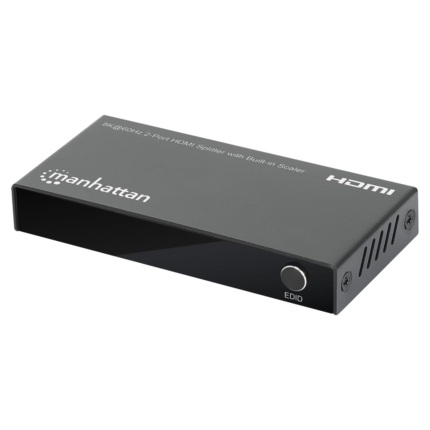 Manhattan 8K at 60-Hz HDMI Splitter with Built-in Scaler for Multiple Displays, 2 Port