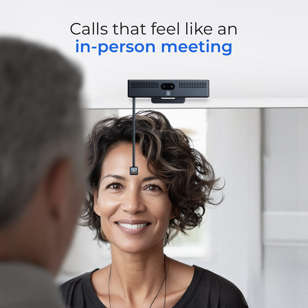 iContact Camera ProHello 4K Eye-Contact Facial Recognition Webcam with Retractable Arm for Desktops