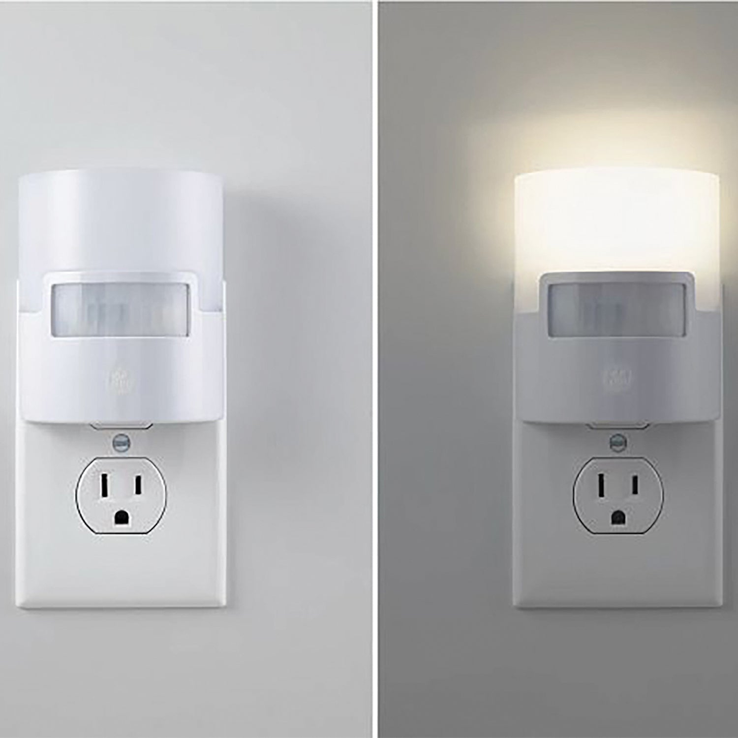 GE Enbrighten UltraBrite 40-Lumen Motion-Activated LED Night-Light, White, 12201