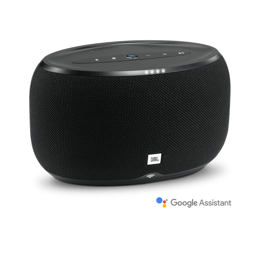 JBL Link 300 Wi-Fi Bluetooth Voice-Active Speaker, Black - Certified Refurbished