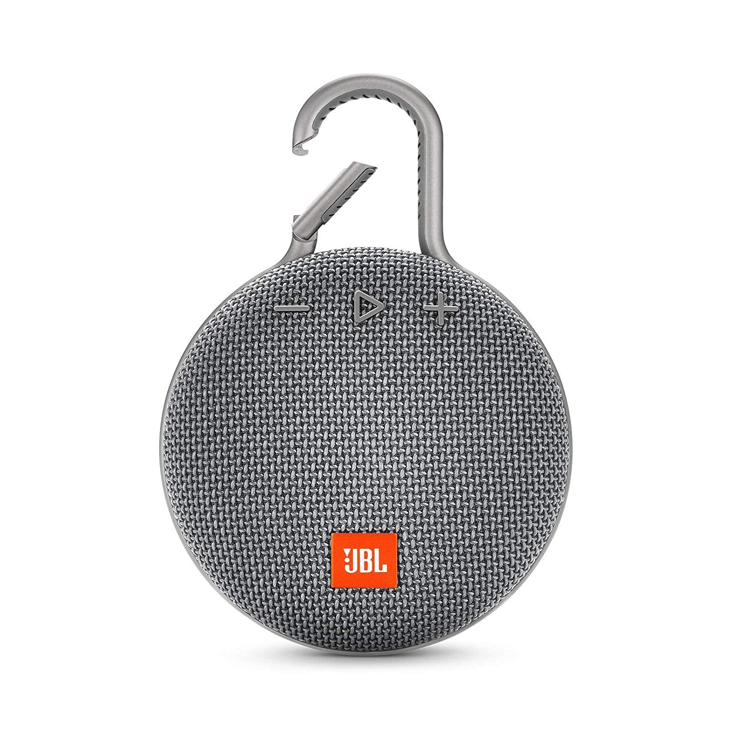 JBL Clip 3 Portable Waterproof Wireless Bluetooth Speaker, Gray - Certified Refurbished