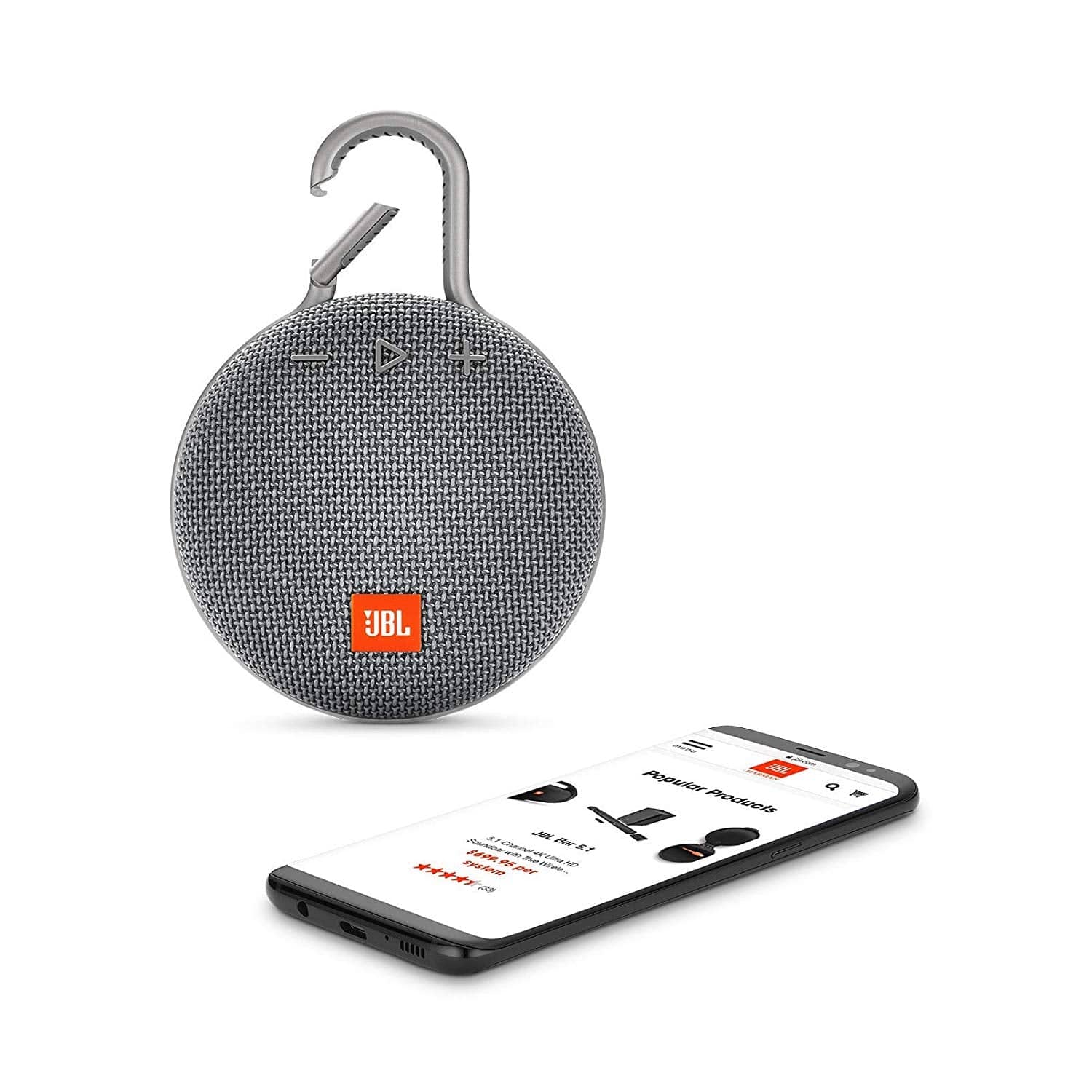 JBL Clip 3 Portable Bluetooth Wireless Speaker - Certified Refurbished