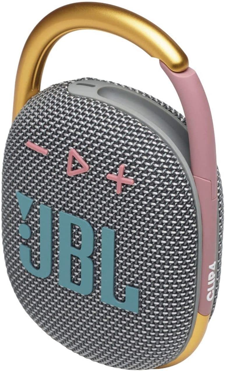 JBL Clip 4 Portable Bluetooth Speaker, Gray - Certified Refurbished