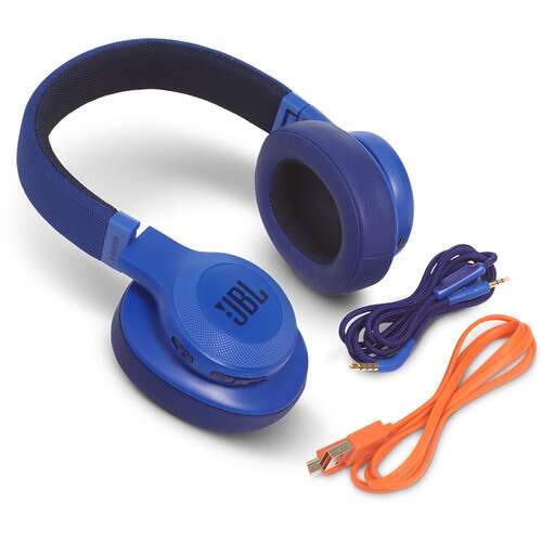 JBL Bluetooth Headphones, Blue - Certified Refurbished