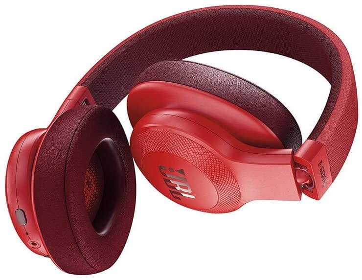 JBL??Bluetooth Over Ear Headphones, Red - Certified Refurbished