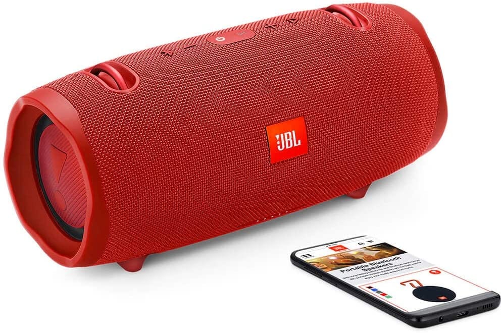 JBL Xtreme 2 Large Portable Bluetooth Speaker Waterproof, Red - Certified Refurbished
