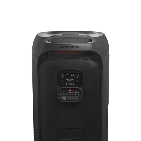 JBL PartyBox Ultimate Wireless Speaker, 1100 Watts, Light Show, IPx4 Splashproof, Dual Mic & Guitar Inputs, Portable Handle & Wheels - Certified Refurbished