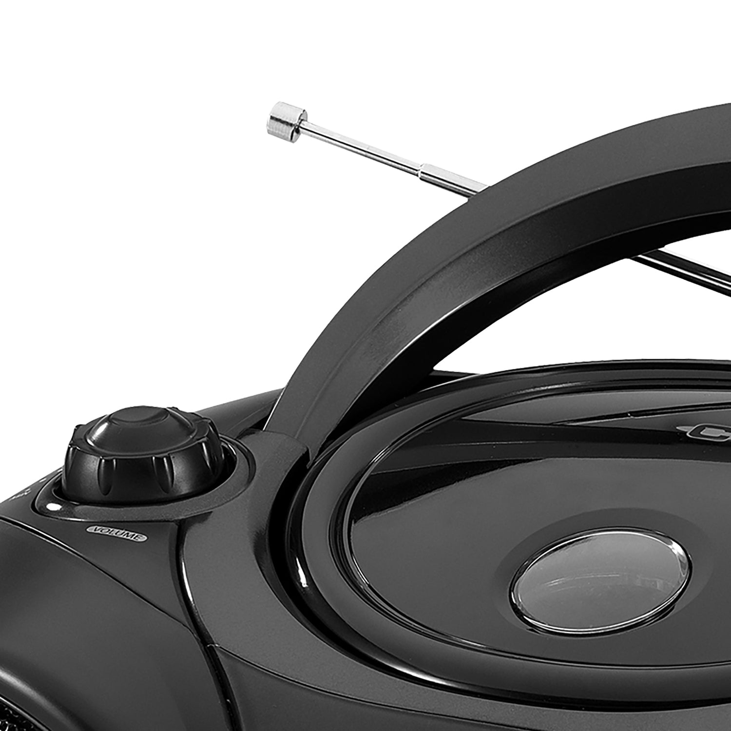 Jensen Portable CD Player with AM/FM Stereo Radio, CD-490, Black