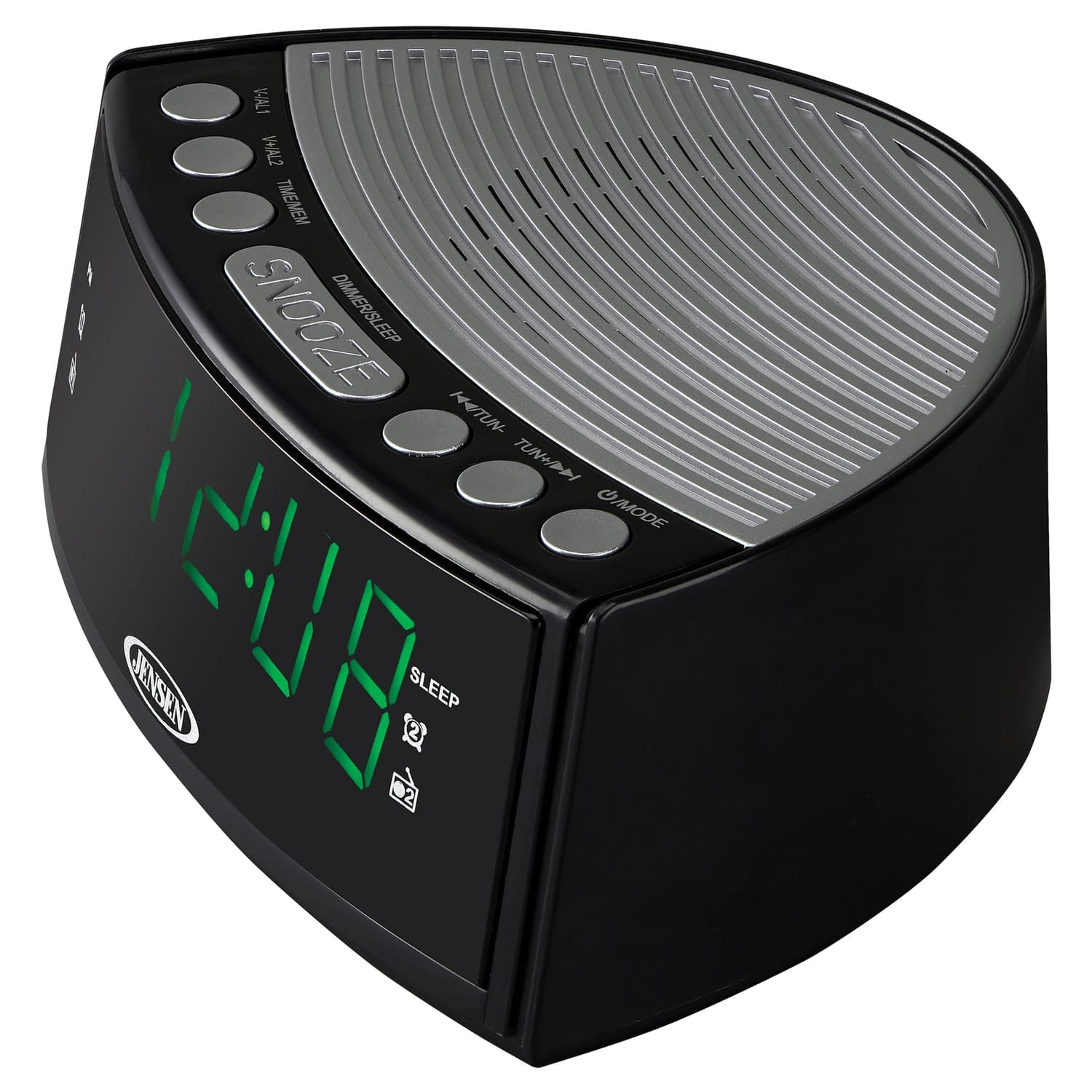 Jensen JCR-160 AM/FM Digital Dual-Alarm Clock Radio