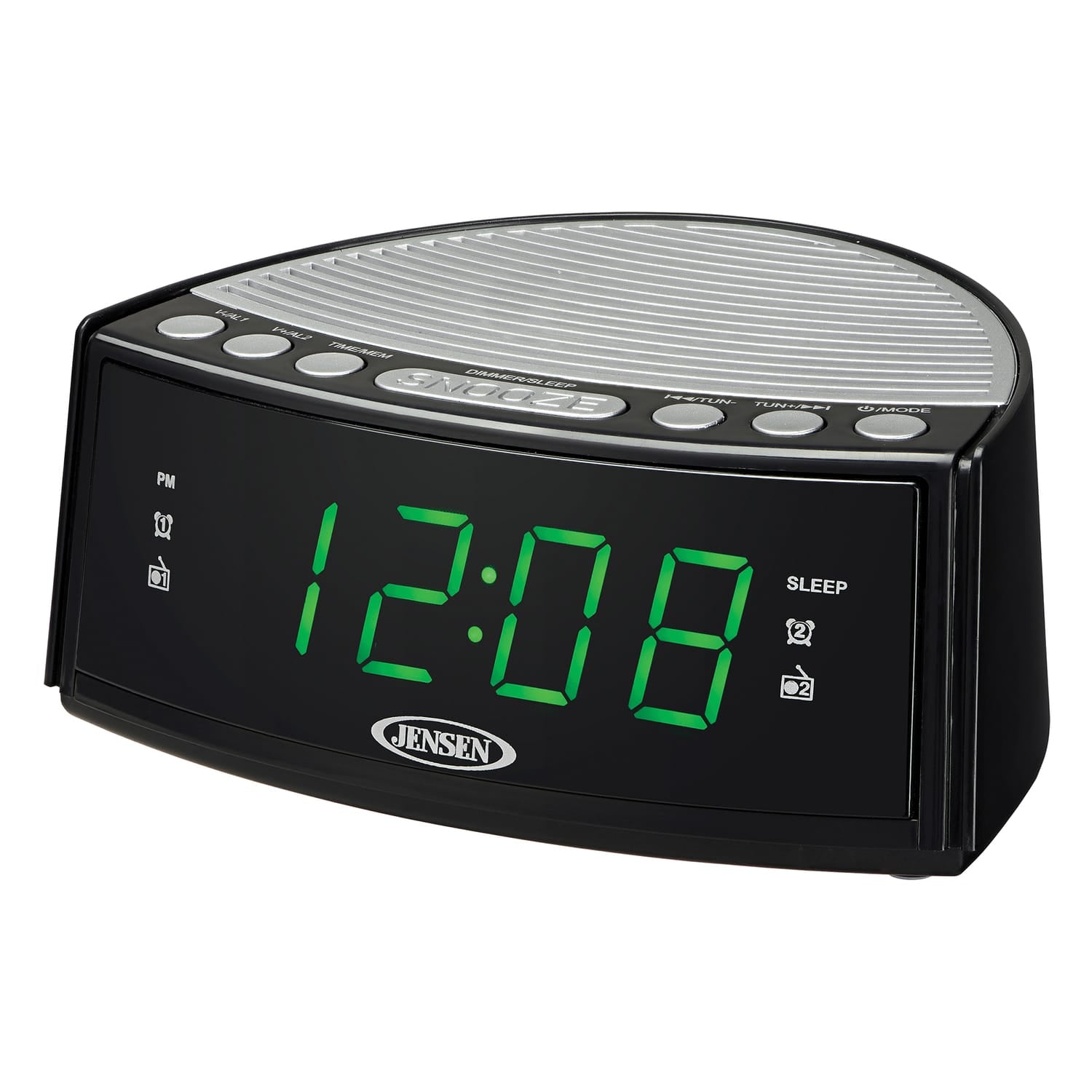 Jensen JCR-160 AM/FM Digital Dual-Alarm Clock Radio