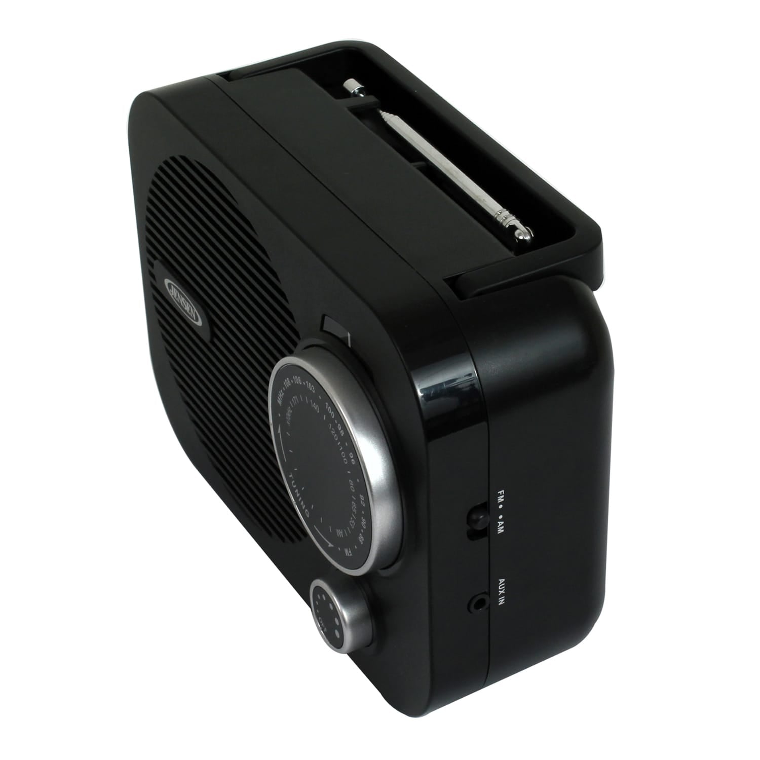 Jensen Portable AM/FM Radio with Telescoping Antenna, MR-550