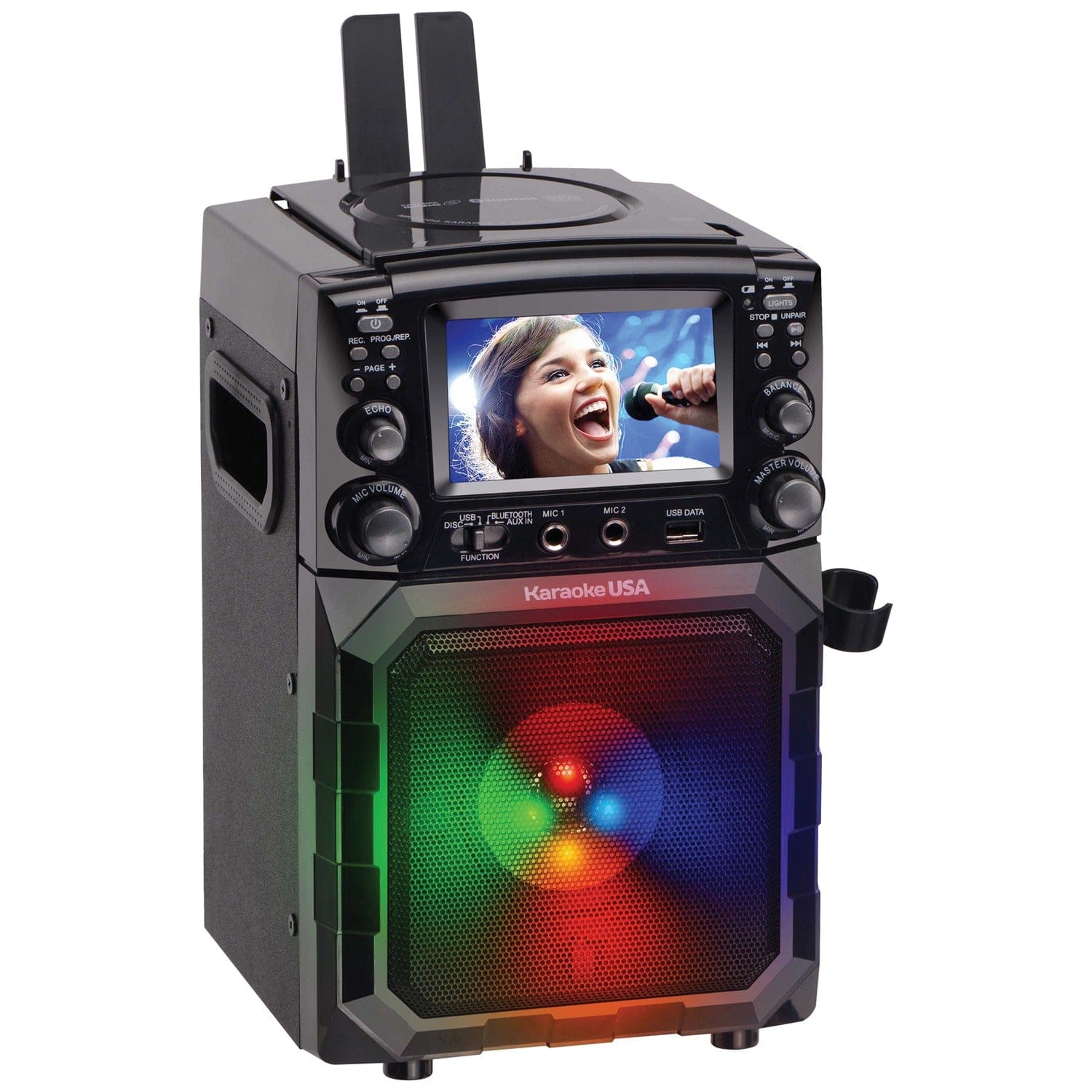 Karaoke USA Portable CDG/MP3G Karaoke Player with 4.3-Inch Color TFT Screen