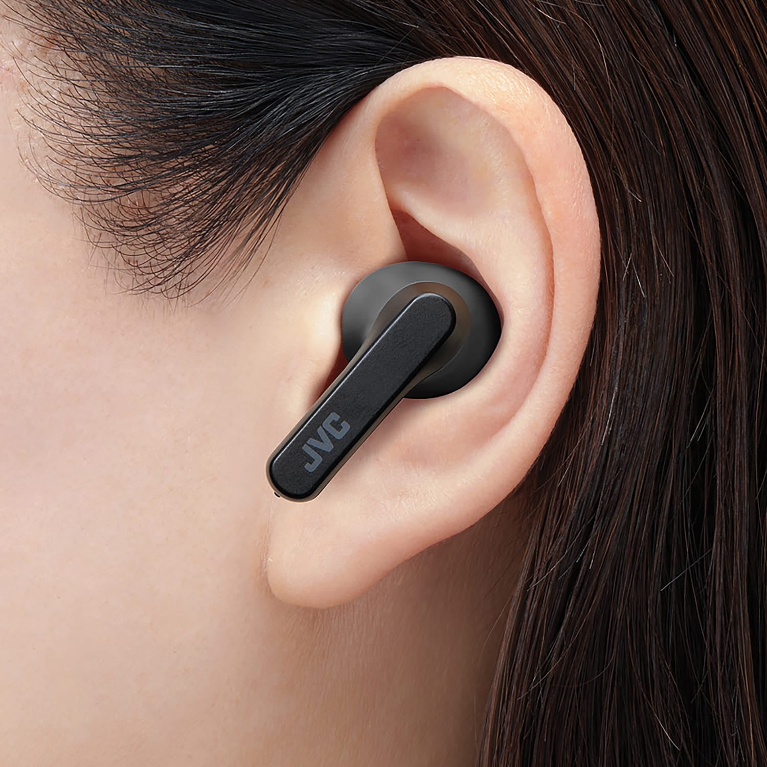 JVC RIPTIDZ TWS Bluetooth In-Ear Earbuds with Mic and Charging Case, up to 30 Hours Play Time, IPX5 Waterproof, HA-A9T, Black