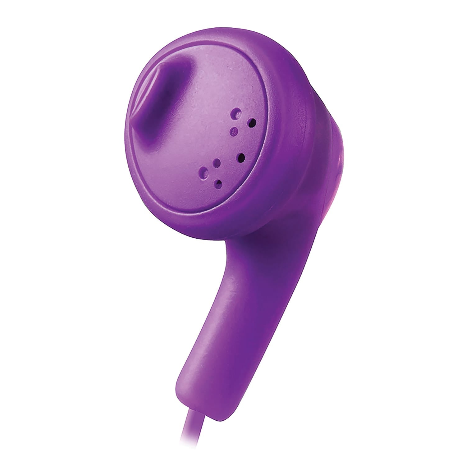 JVC Gumy Wired Earbuds In-Ear Headphones with In-Line Mic/Remote and 3.5-mm Connector, HA-F160, Purple