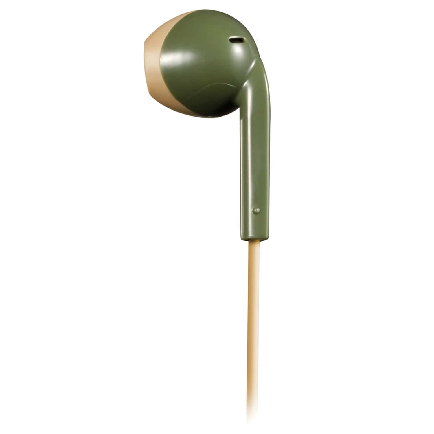 JVC Wired Retro In-Ear Earbuds with In-Line Mic/Remote and 3.5-mm Connector, HAF19M, Green