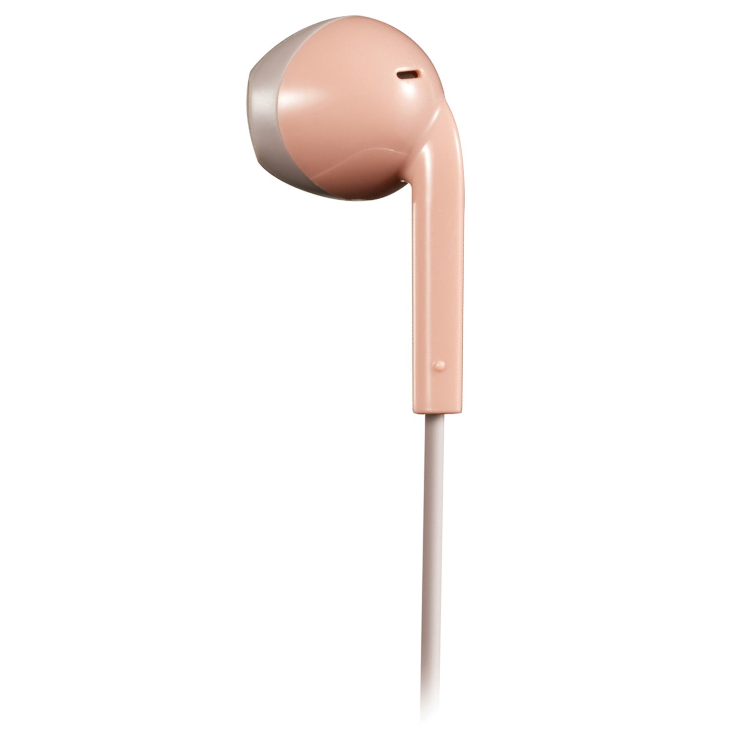 JVC Wired Retro In-Ear Earbuds with In-Line Mic/Remote and 3.5-mm Connector, HAF19M, Pink