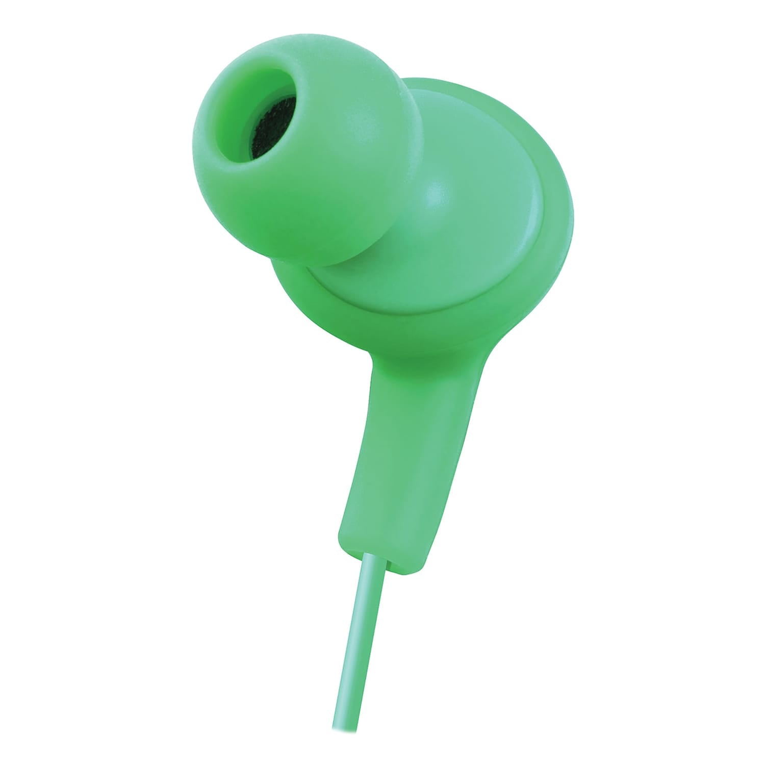 JVC Gumy Plus Wired Inner-Ear Earbuds with 3.5-mm Connector, HA-FX5, Green