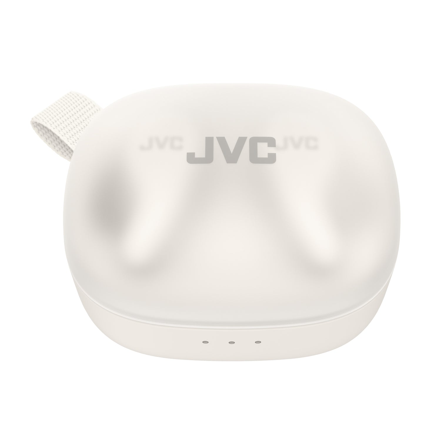 JVC Gumy Premium TWS Bluetooth Earbuds with Mic and Charging Case, ANC, up to 26 Hours Play Time, IPX4 Waterproof, HAA23T, White