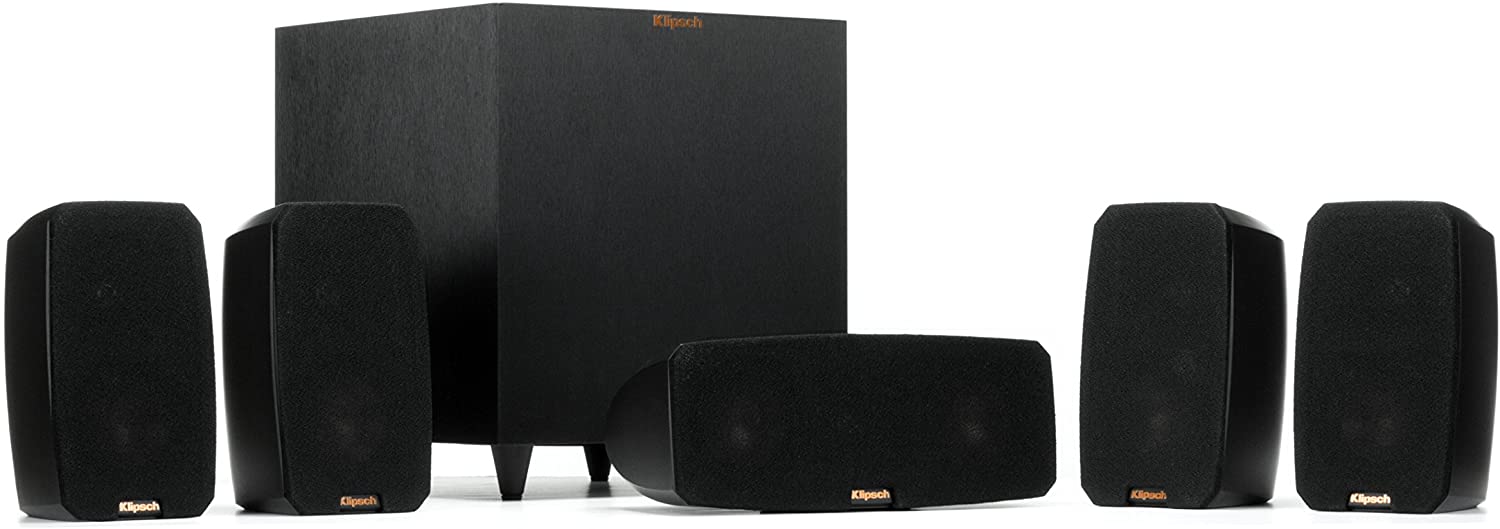 Klipsch Reference Theater Pack 5.1 Surround Sound System Black