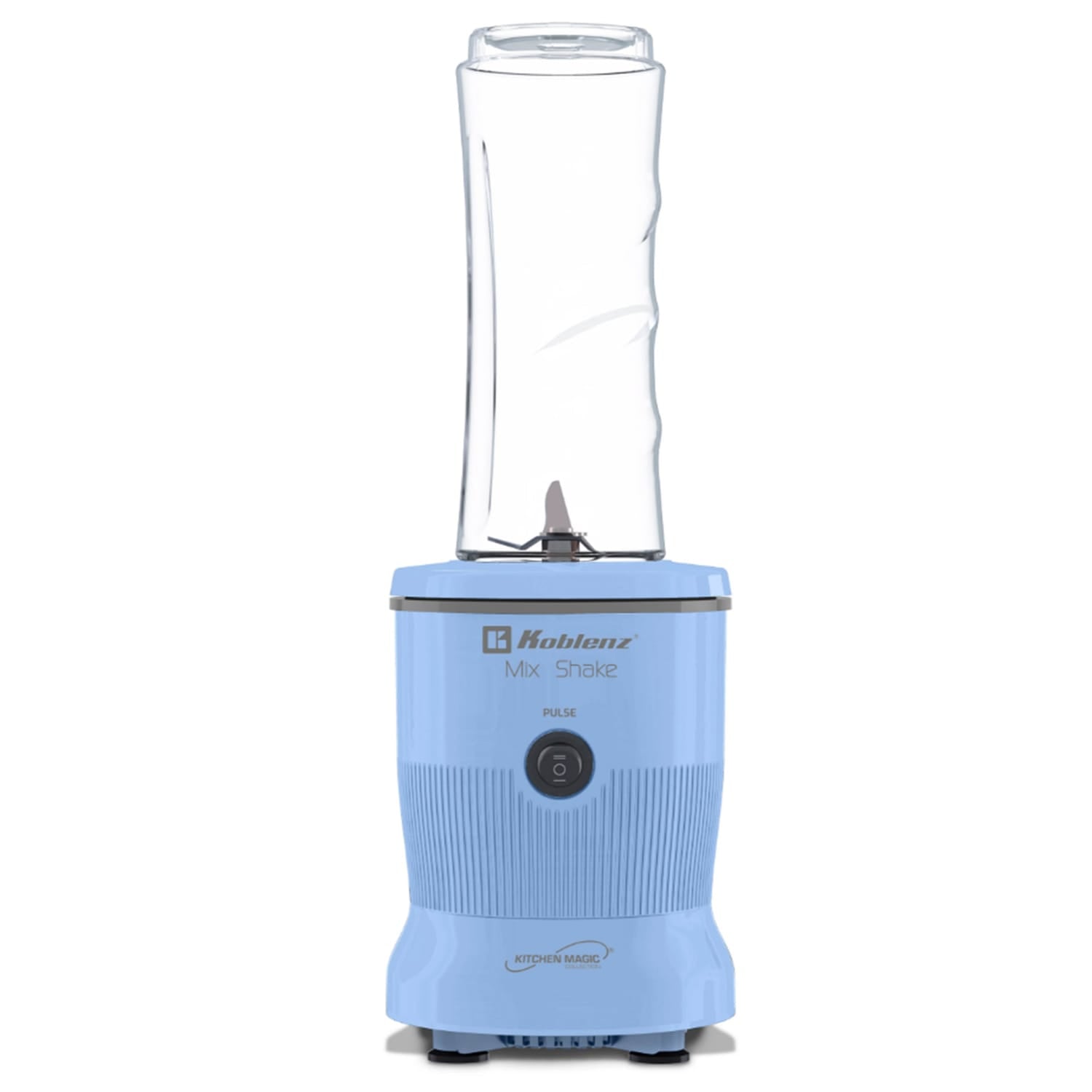 Koblenz 600-Watt 20.2-Oz. Personal Mix and Shake Blender, Blue