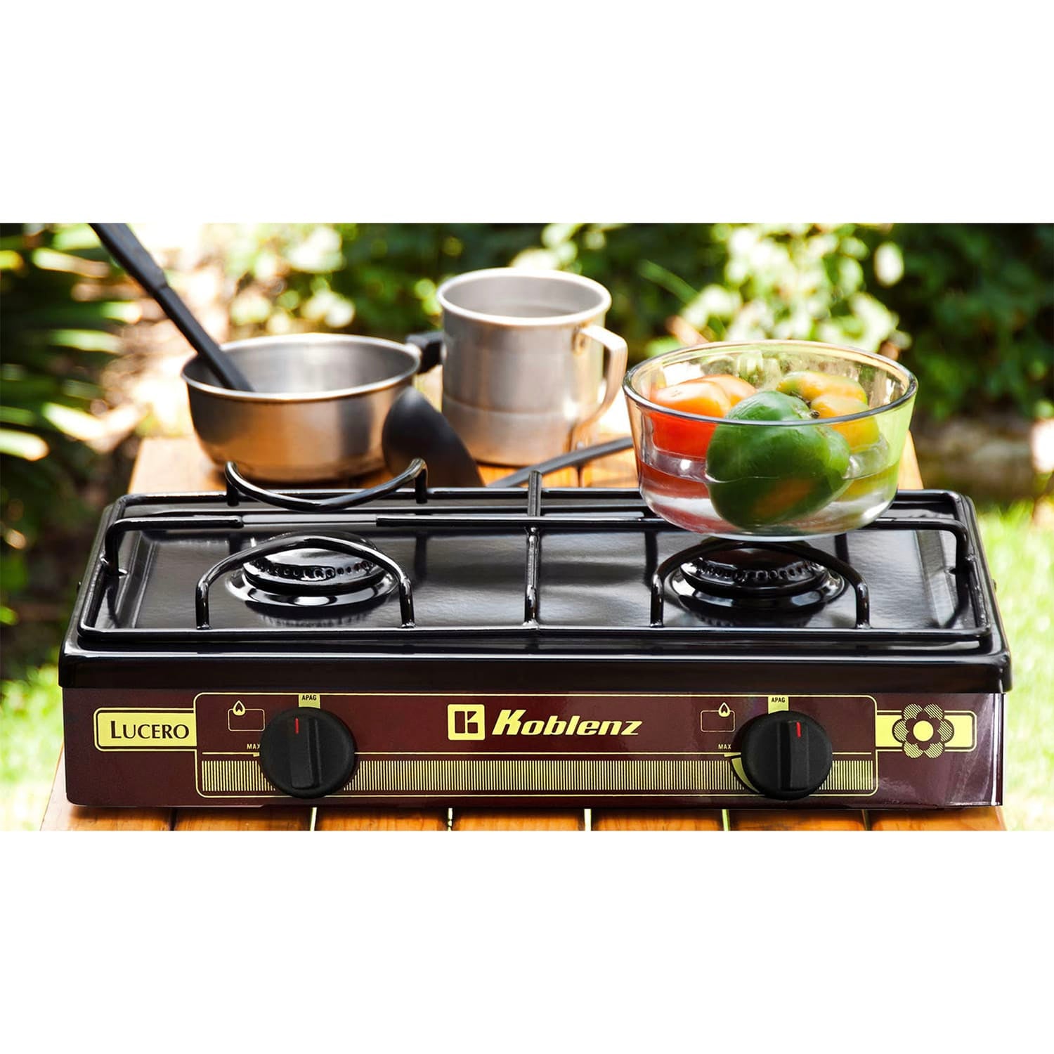 Koblenz PFK-200 2-Burner Outdoor Gas Stove Top