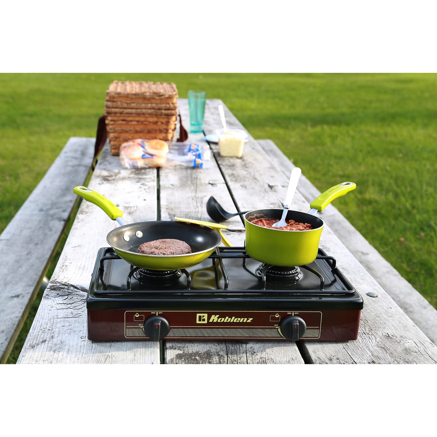Koblenz PFK-200 2-Burner Outdoor Gas Stove Top
