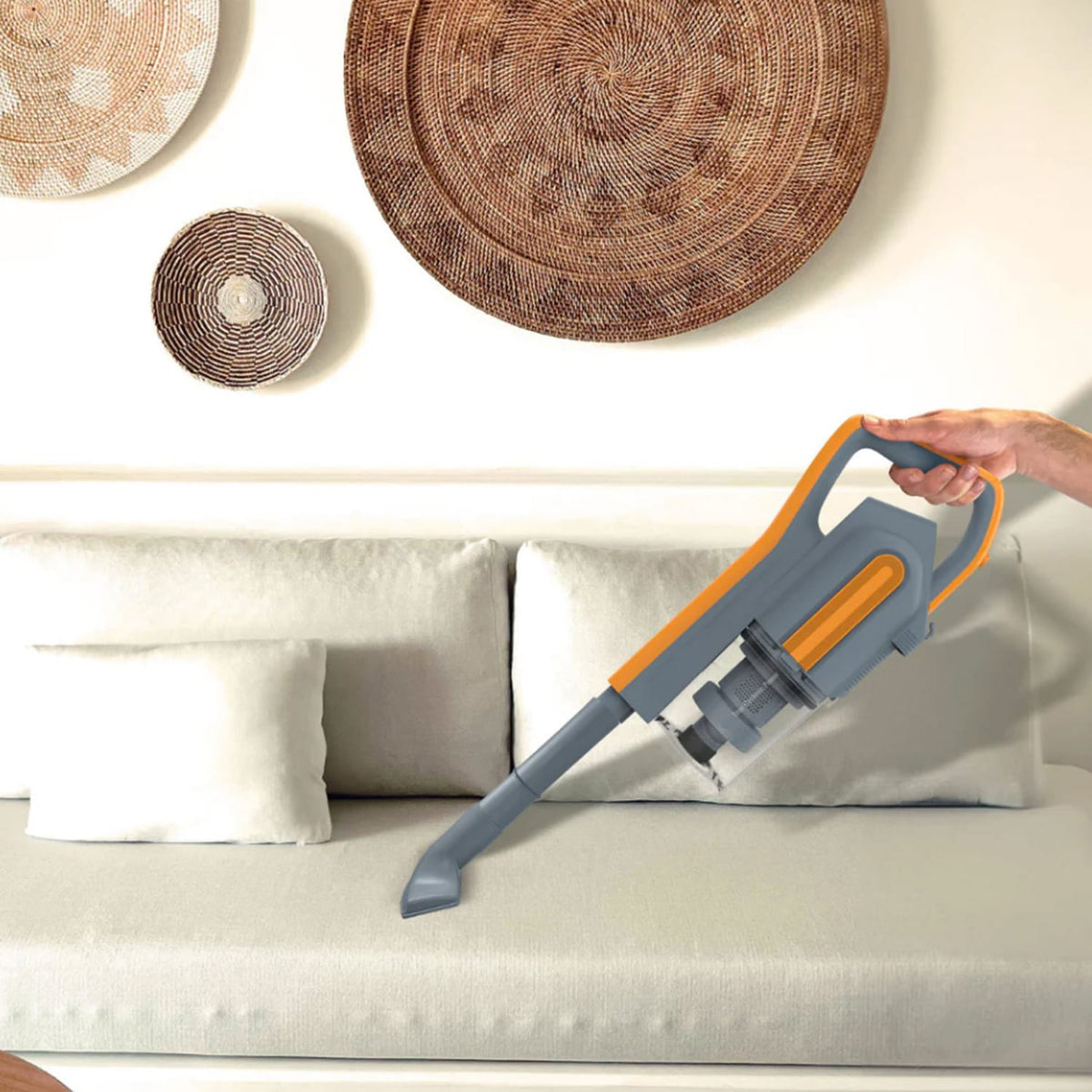 Koblenz Atlas 3-in-1 Corded Cyclonic Vacuum, Orange/Gray, SVK160
