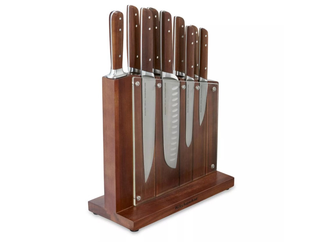 KitchenAid KKFWO11WN Architect Series Cutlery 11 Piece Knife Block Set