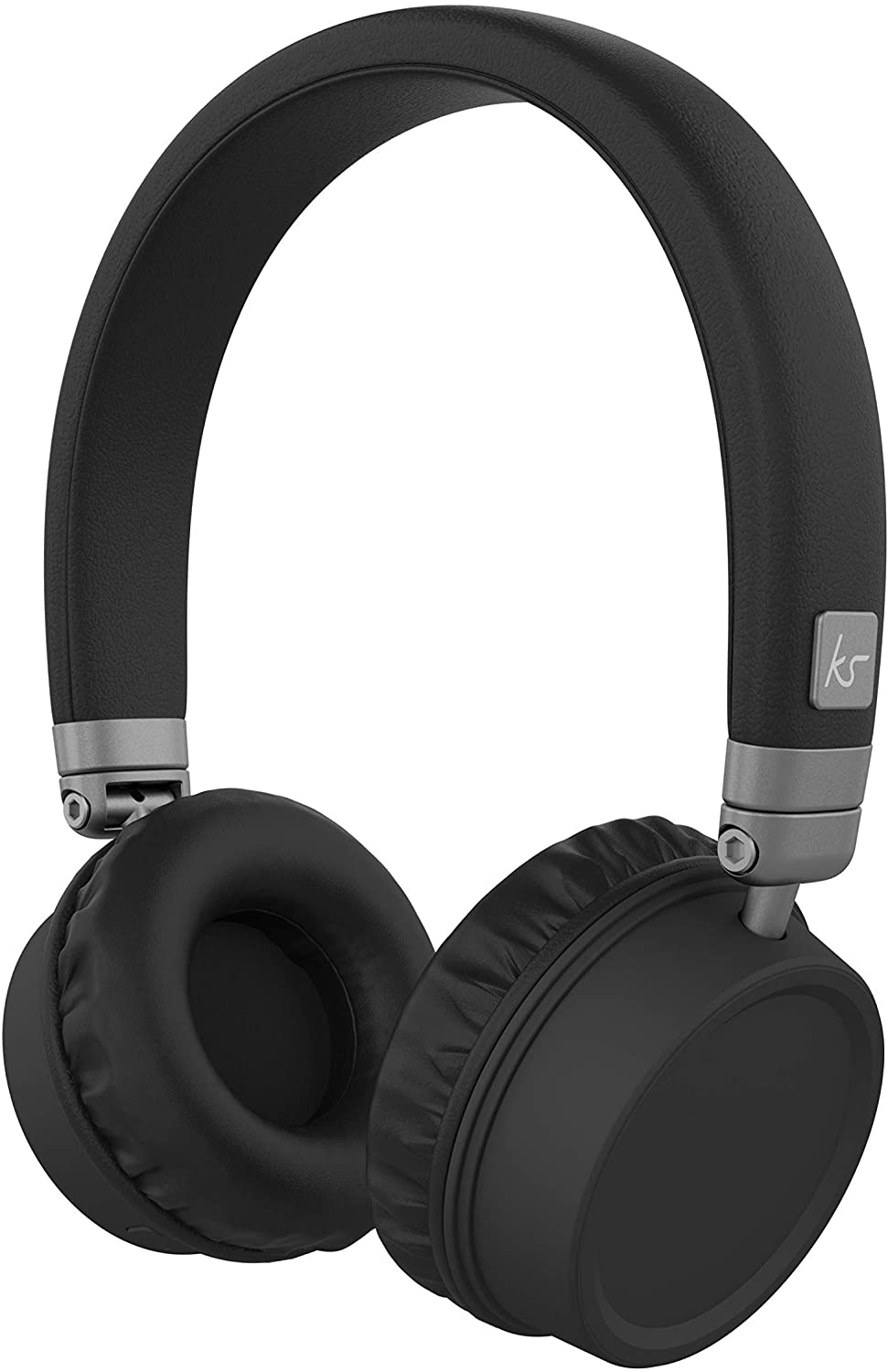 Kitsound Harlem 2 Wireless On-Ear Headphones, Black
